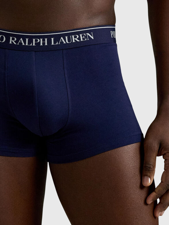 Set of three pairs of boxer shorts with a logo - 6