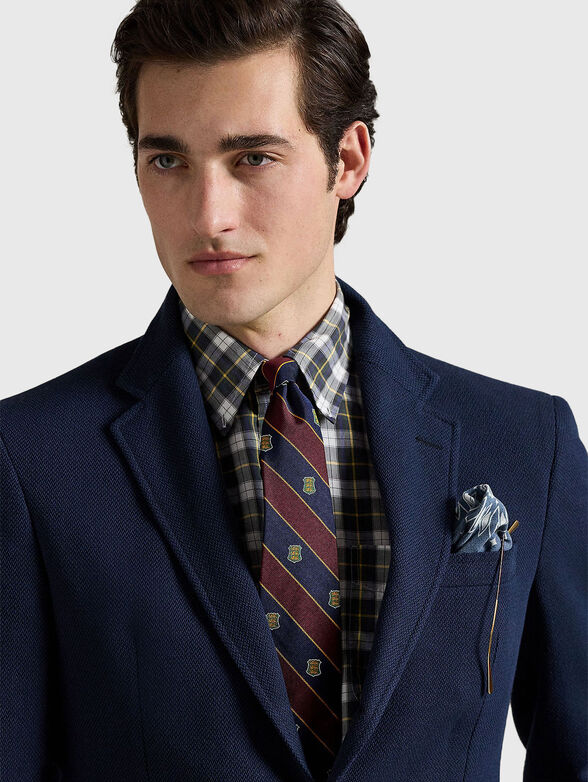 Slim cotton blazer - 5