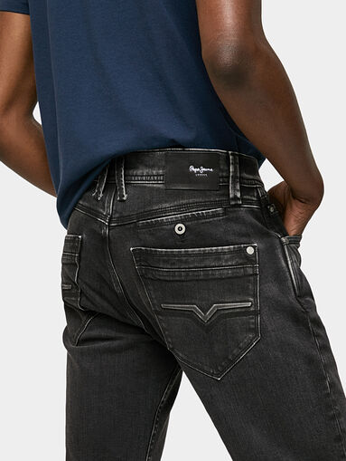 SPIKE dark grey jeans - 4