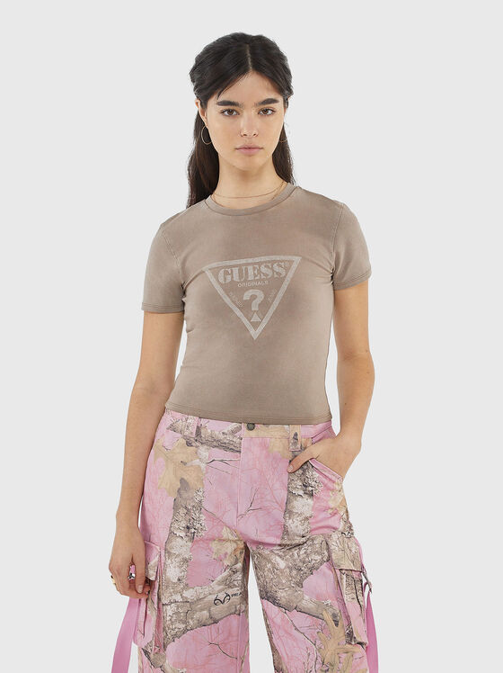 Тениска с винтидж дизайн  - 1