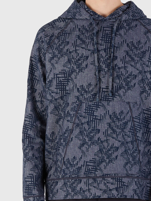 Cotton hooded sweatshirt - 4