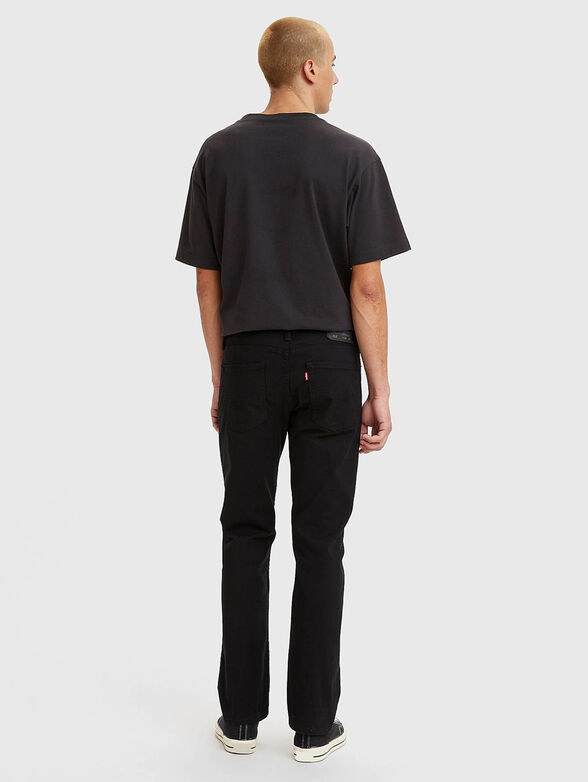 Black jeans with logo detail - 1