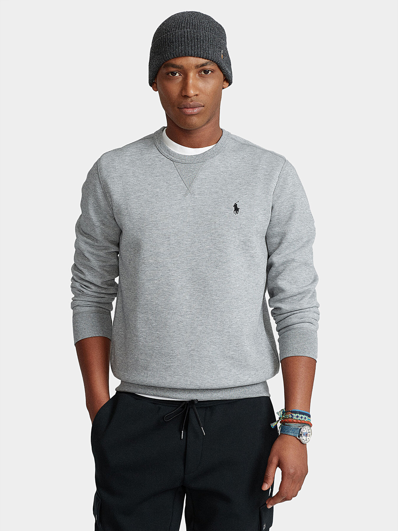 Grey sweatshirt ralph lauren top