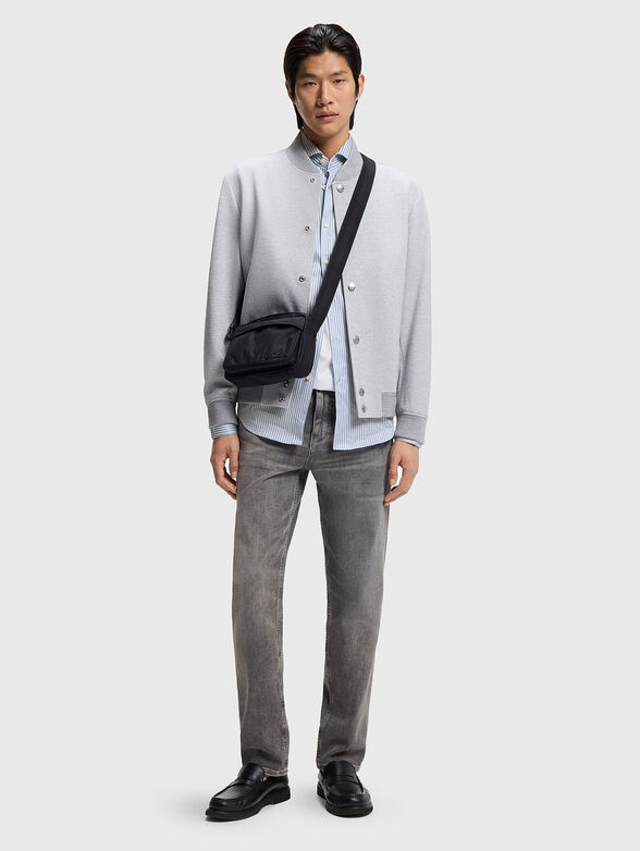 Striped slim fit cotton shirt - 2