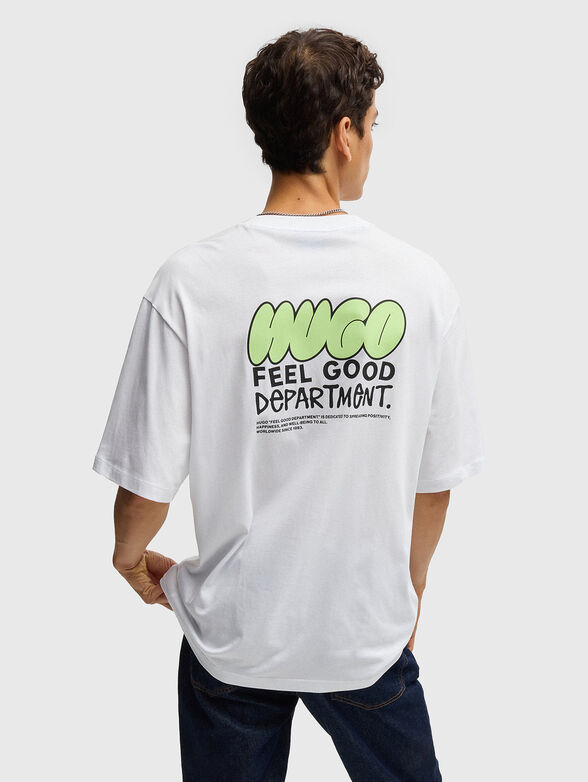 Cotton T-shirt with print - 1