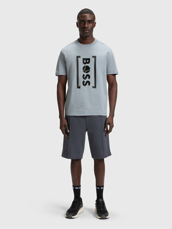 Cotton T-shirt with logo print - 2