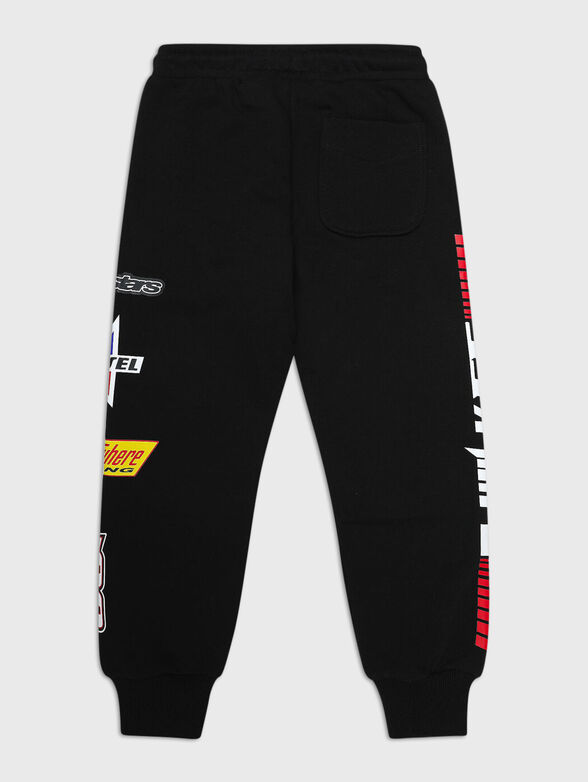 PRUTH-ASTARS sports trousers in black color - 2