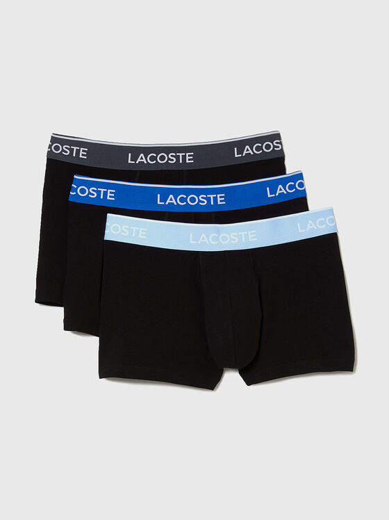 Set of three pairs of boxers with contrast tape - 1
