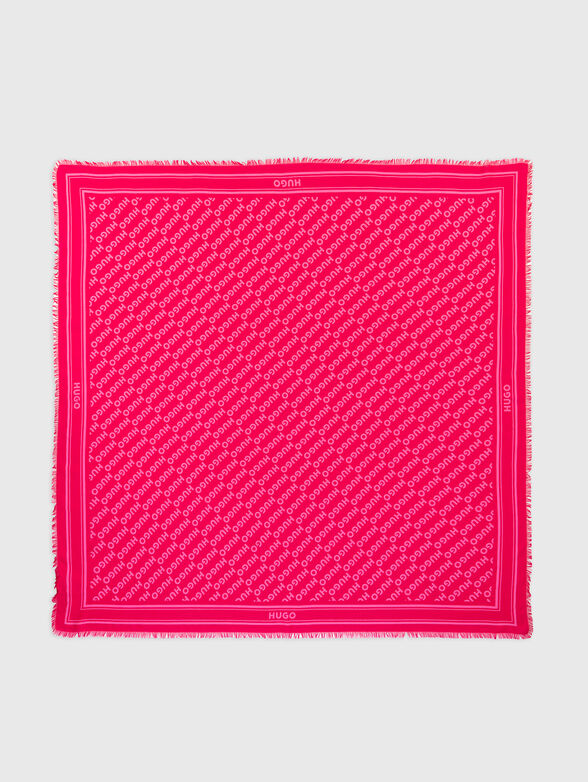 ALYCIA scarf with monogram logo print - 2