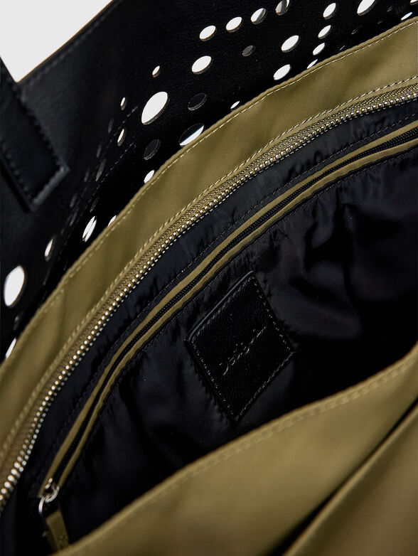 Large black bag with perforations - 6