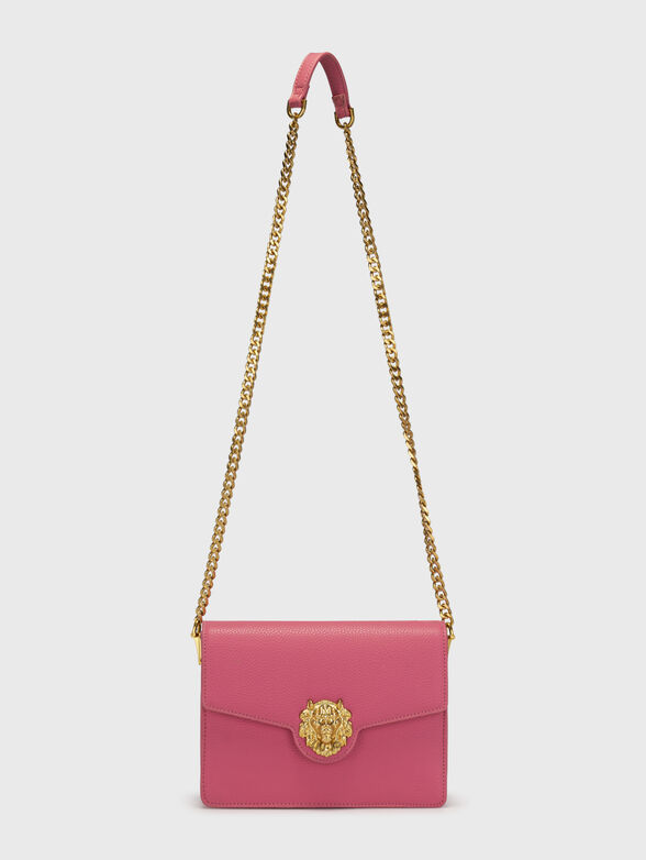 Beige crossbody bag with golden accent  - 2
