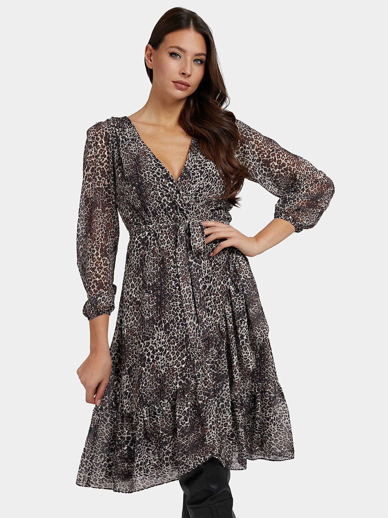 Guess animal print dress clearance