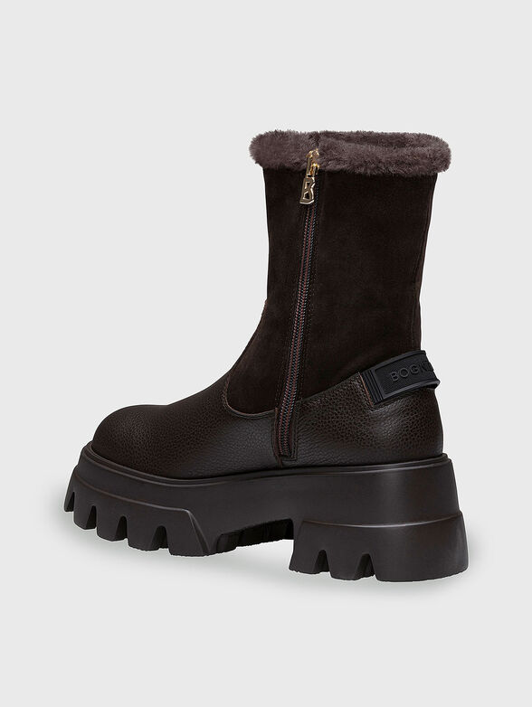 SAPPORO 5 leather anckle boots - 2