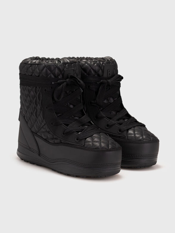 LA PLAGNE 18 leather apresque with quilted effect - 2