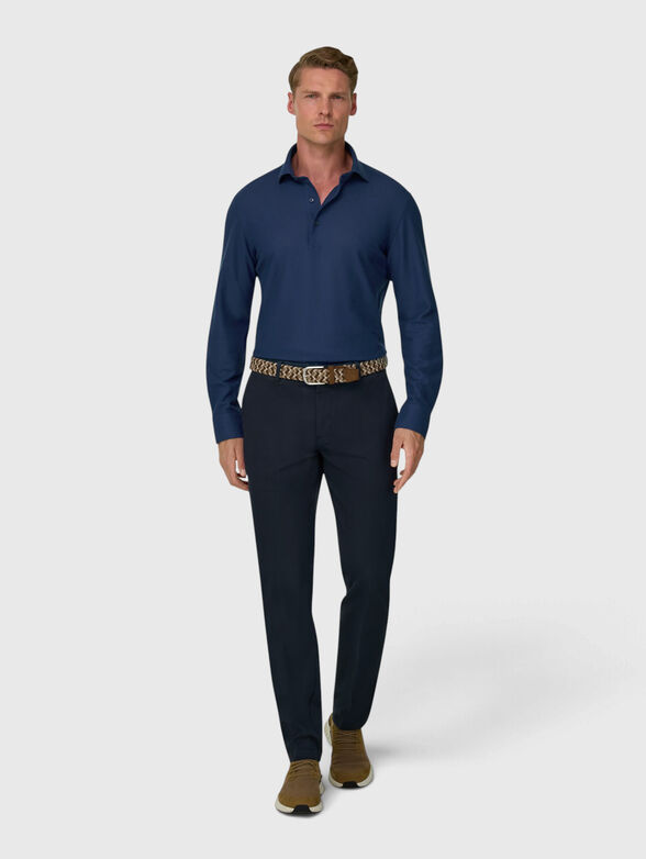 Dark blue polo shirt - 2