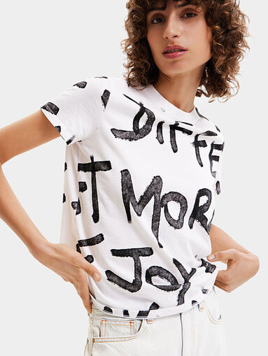 ENYA cotton T-shirt with graffiti print - 3