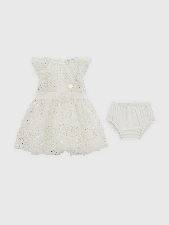 Satin dress and pantie set - 1