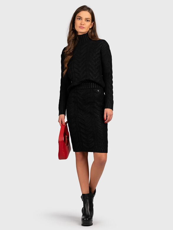 DIANE black knitted skirt  - 4