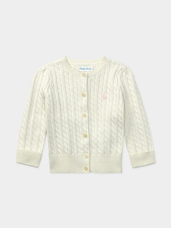 Cotton cardigan with buttons - 1
