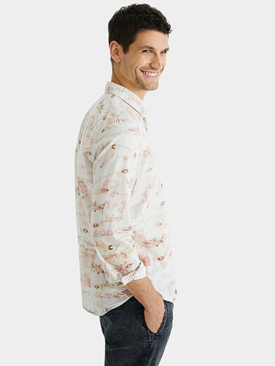 Shirt with contrasting print - 6