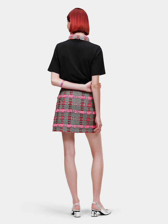 Boucl&eacute; mini skirt - 2