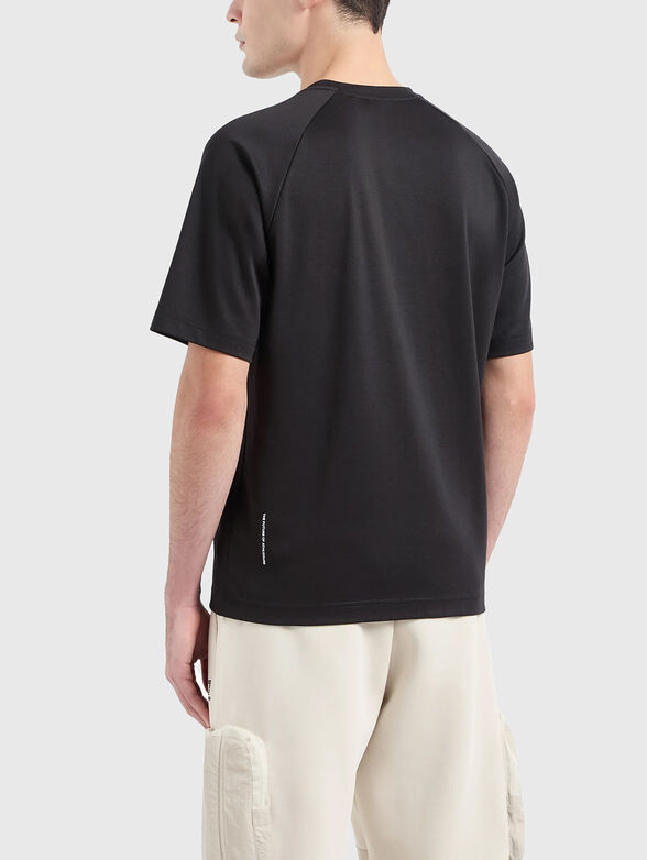 T-shirt with rubberized logo accent - 3