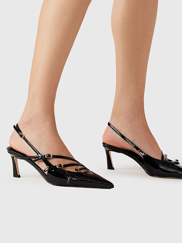 LIANA heeled shoes with patent effect - 2