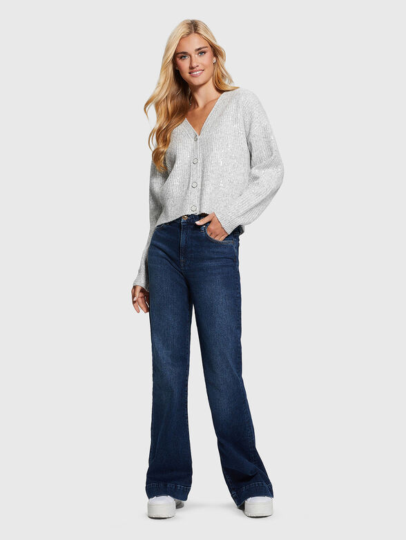 RILEY knitted cardigan with sequins - 1