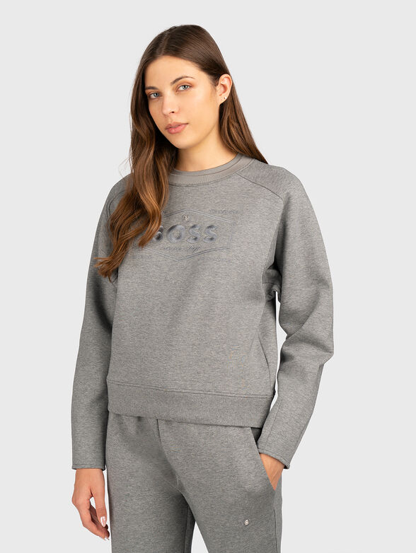 Sweatshirt with accent logo - 1