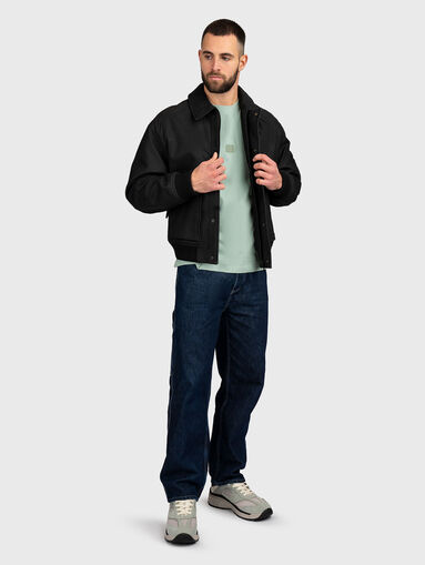 Cotton T-shirt with accent back - 5