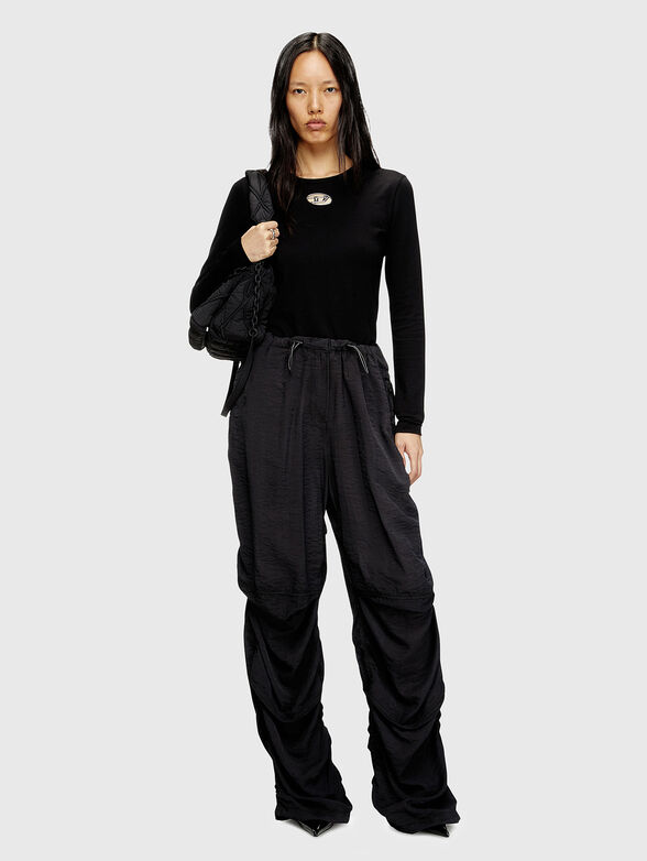 T-UNCUTIE-LONG-LS-OD long sleeve cotton blouse - 2