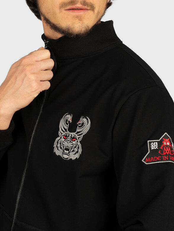 Sweatshirt with logo print - 2