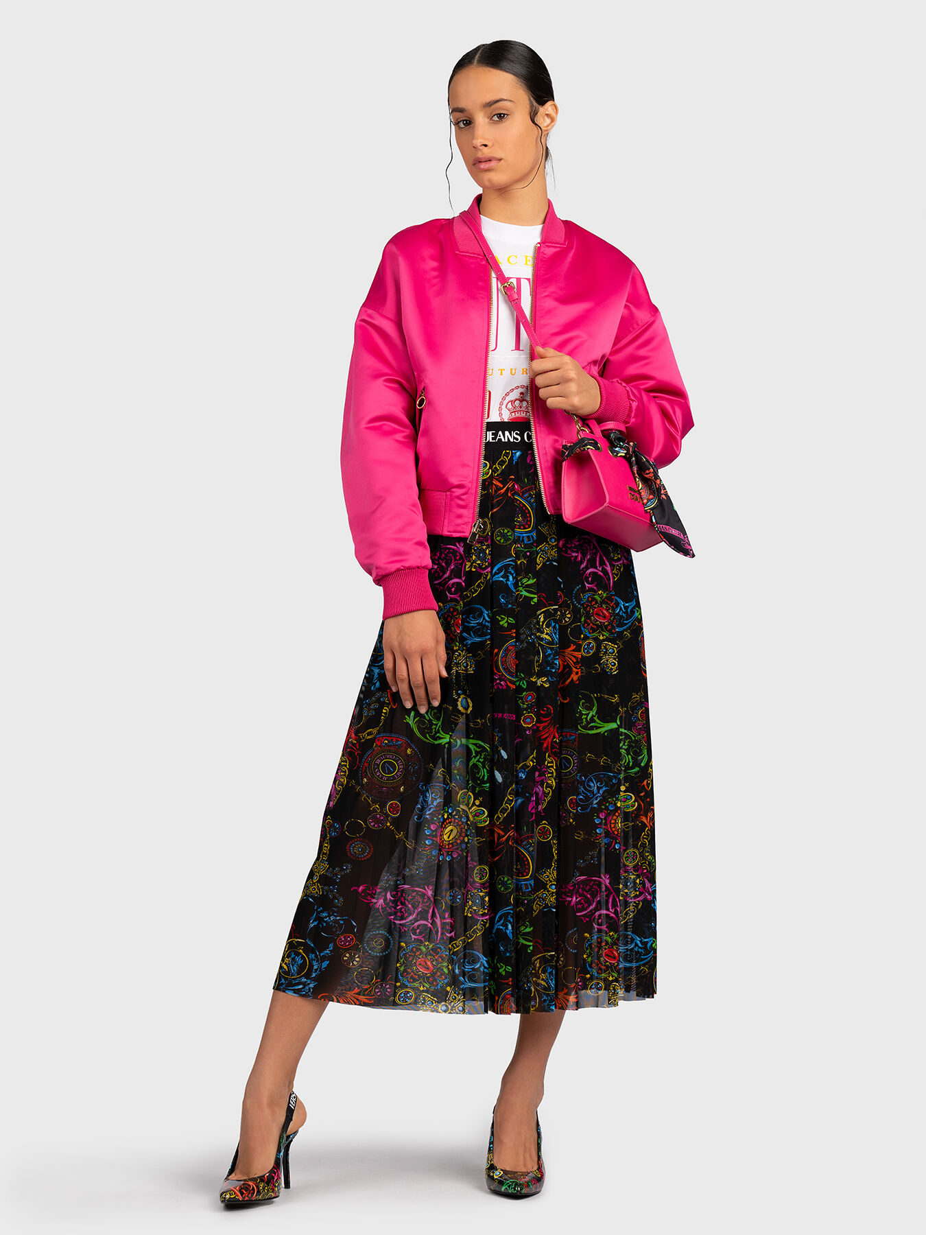 Reversible bomber jacket brand VERSACE JEANS COUTURE