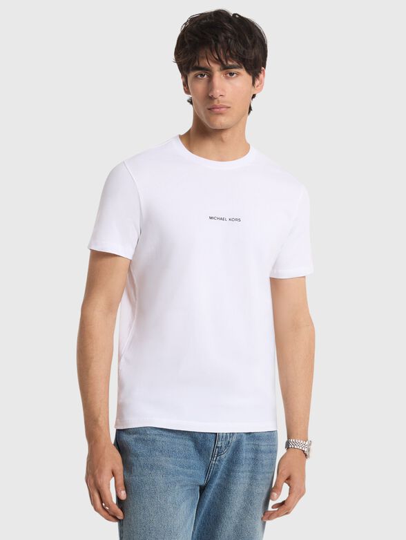 Cotton T-shirt with a graphic print - 1