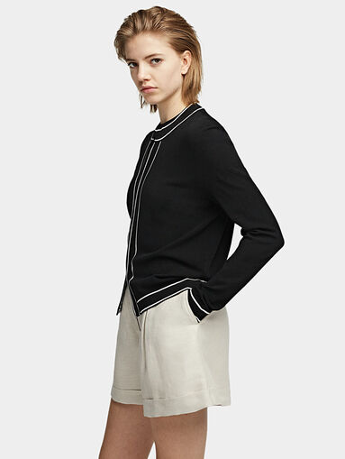 Cardigan in black - 4