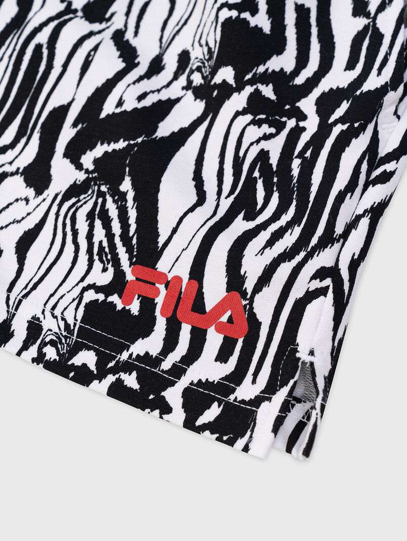 BURG AOP shorts with animal print - 3