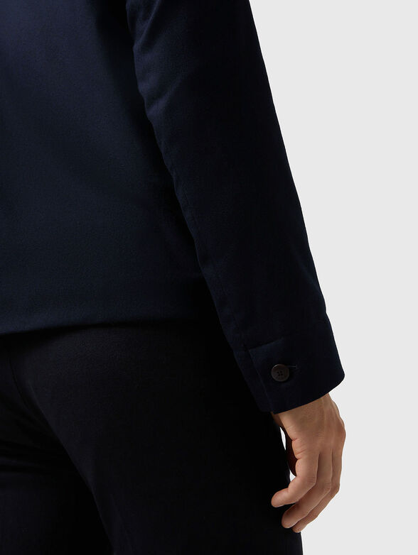 MIRCO wool jacket with buttons - 6