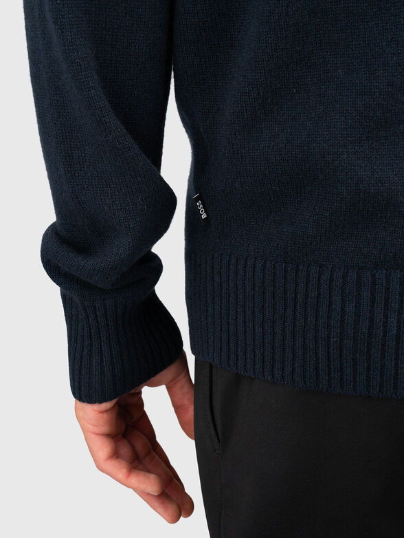 ELASSO woo lcardigan with zip - 4