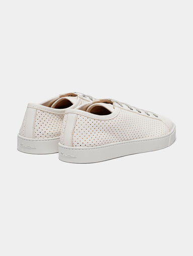 White sneakers with perforations - 3