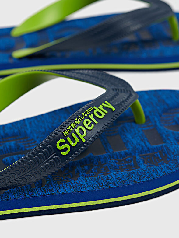 Flip-flops in blue color - 3