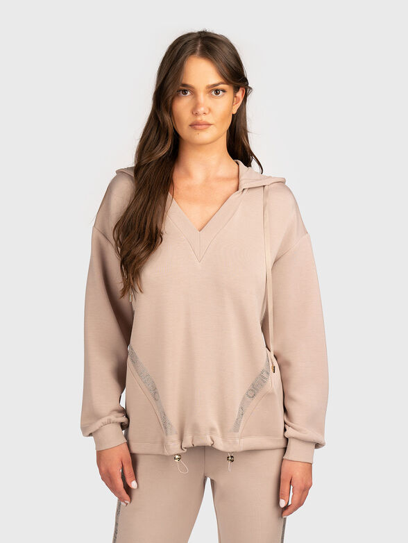 V-neck sweatshirt - 1