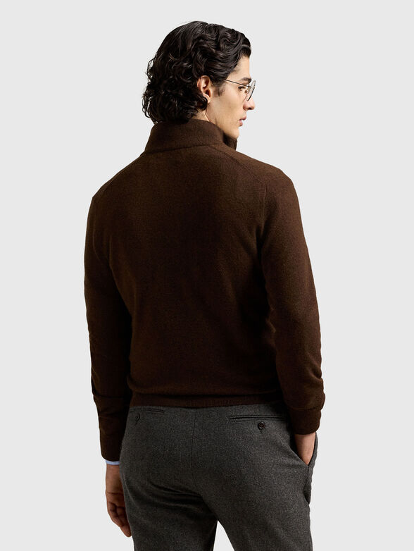 Wool sweater with zip - 3