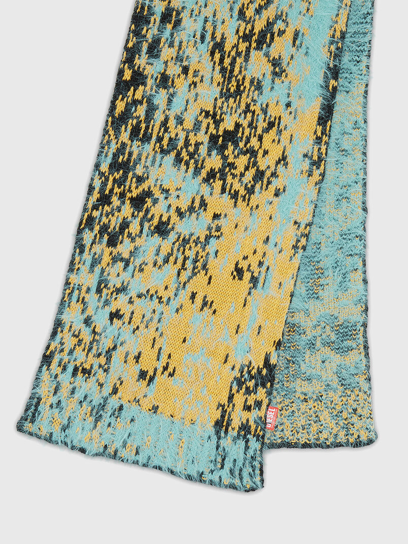 K-PIXY scarf with multicoloured pattern - 3