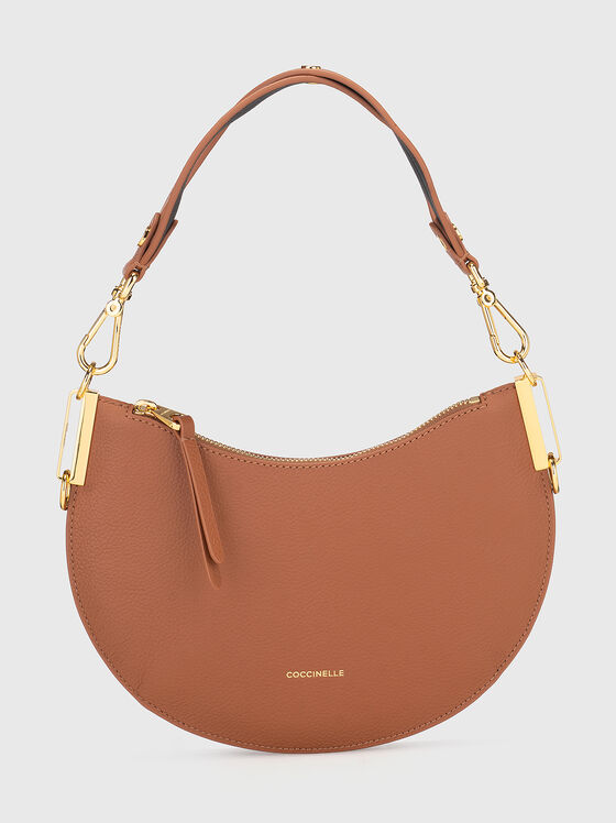 Кожена чанта с дълга презрамка - 1