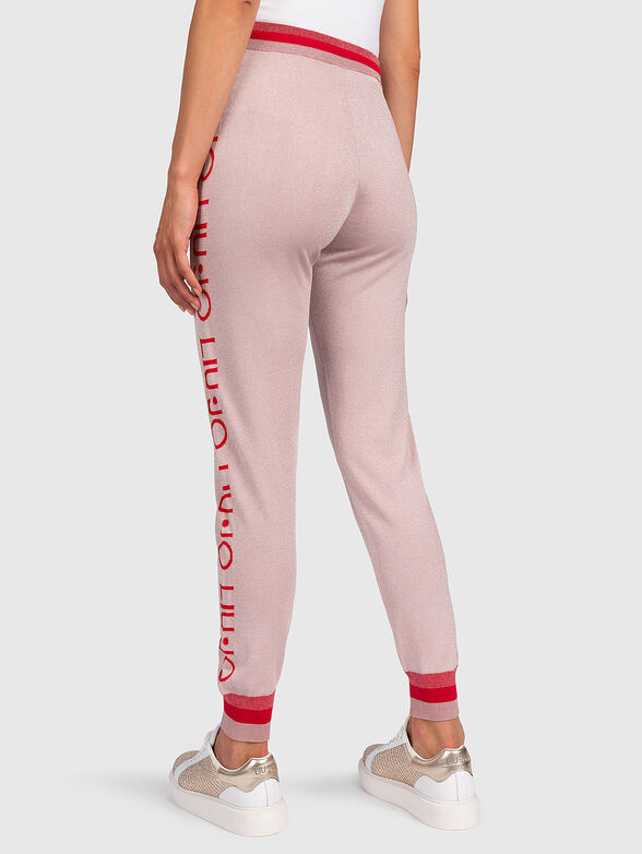 Pants with contrasting logo branding - 2