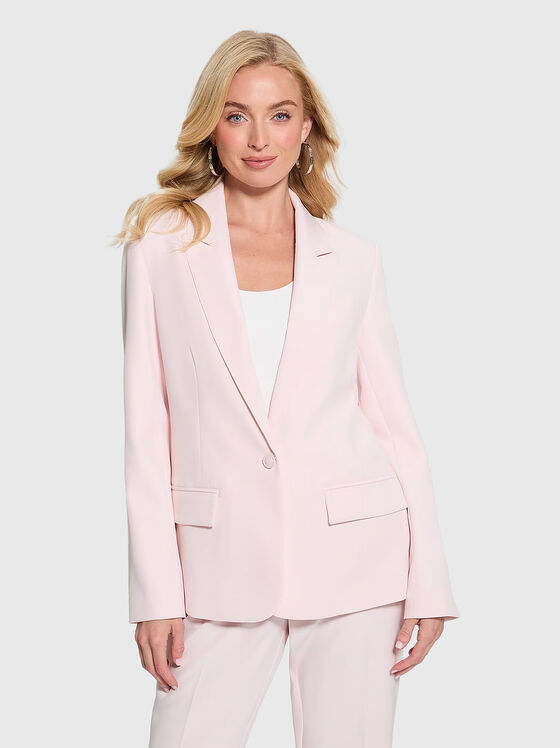 Pink single breasted jacket - 1