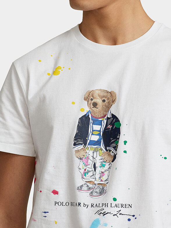 POLO BEAR t-shirt with sprinkled art details - 3