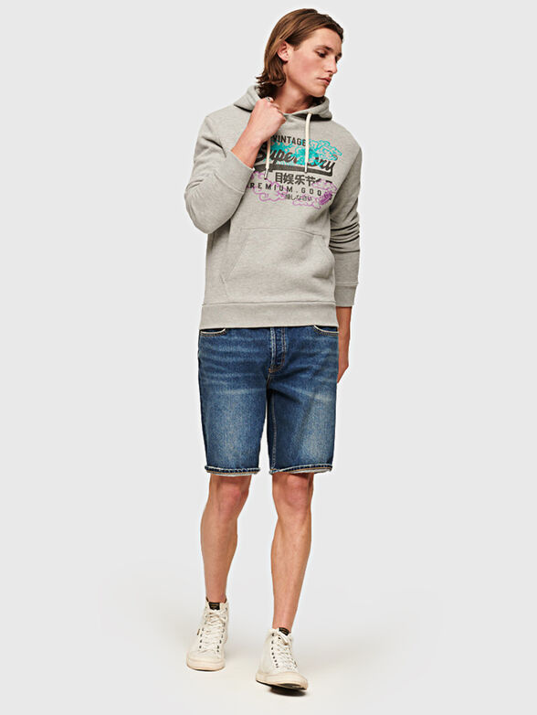 VINTAGE sweatshirt with logo print - 2