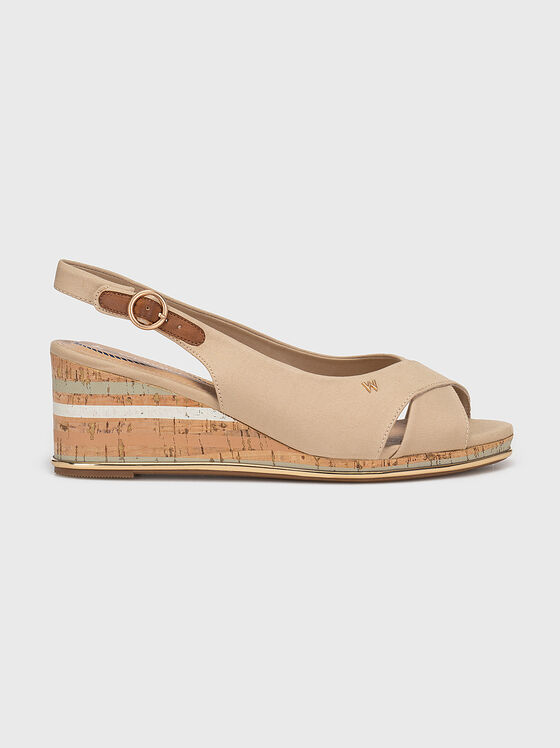 MILA MARINA beige sandals - 1