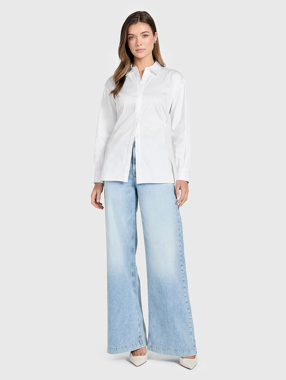 Shirt with corset-style ties at the back - 2